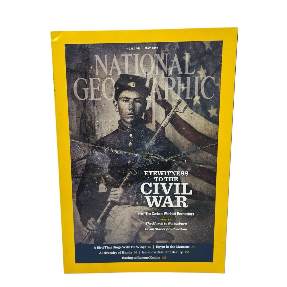 National Geographic Magazine May 2012‎ Civil War (Poster), Egypt, Iceland